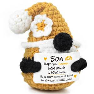 lot 14315 image: Son Gifts from Mom or Dad �� Handmade Gnome with Love Message �� Birthday, Graduation, for Son