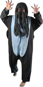 lot 14361 image: Black Halloween Adult Cosplay Pajamas Costume Animal Pajamas Unisex Party Holiday Costume