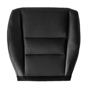 lot 18005 image: NLQR Front Driver Side Bottom Replacement Black Leather Seat Cover Compatible with Honda CRV CR-V 2007 2008 2009 2010 2011