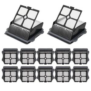 lot 20306 image: 12 Pack Replacement Filters for Tineco iFloor 3, Floor One S3, S5, S5 Pro Wet Dry Vacuum Cleaner Filter Kit (Note Not applicable to Floor ONE S5 Combo)