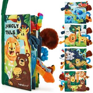 lot 20393 image: hahaland Baby Books 0-6 Months,Infant Tummy Time Toy Sensory Toys 6 to 12 Months Touch Feel Book Travel Toy Gifts for Boy Girl 0-3 Month Baby Shower Birthday Easter Basket Stuffers (Single)