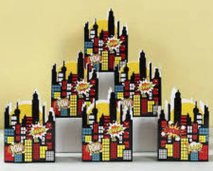 lot 2148 image: POW Comic Book Cardigans 61.2 x 24 x 3 inches Set 114