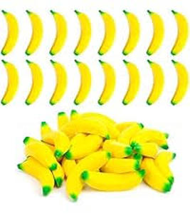 lot 4387 image: Small foam Banana Bunch Yellow Green