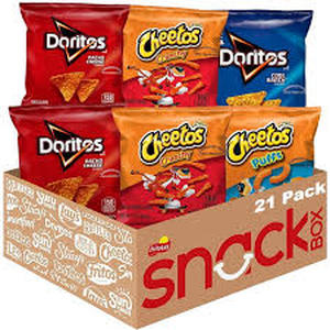 lot 5160 image: Frito-Lay Snack Box Variety Pack approximately 25 bags