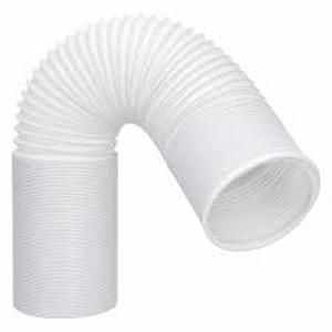 lot 10009 image: White Flexible Exhaust Duct Hose for Portable Air Conditioner