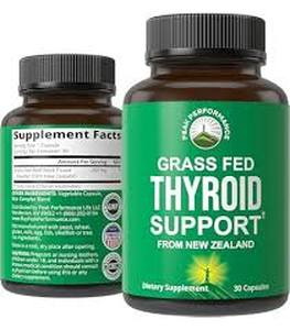 lot 10493 image: Peak Performance Grass Fed Thyroid Support 30 Capsules