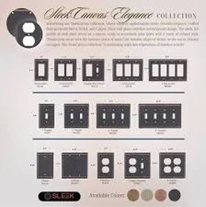 lot 12154 image: Leaf Oil Rubbed Bronze - 2 Toggle Switch Plate Covers