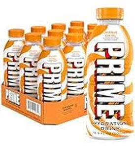 lot 19164 image: Prime Hydration Drink Orange Swirl 12-Pack 500mL Bottles