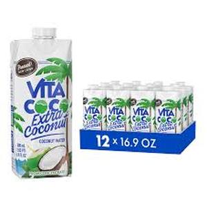 lot 19204 image: Vita Coco Extra Coconut Water with Nutrients & Electrolytes 500ml 12-Pack