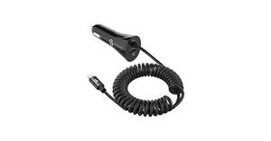 lot 20394 image: Syncwire Mini Car Charger with Dual USB Port and Lightning Cable (2 Pack)