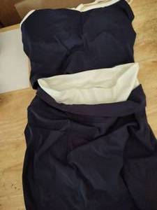lot 2249 image: Ladies blue Navy small two-piece