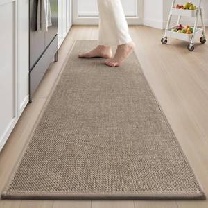 lot 2252 image: tchdio Kitchen Mats for Floor, Rubber Backed Kitchen Rugs Non Slip Washable, Superior Absorbent Kitchen Runner Rug Easy to Clean, Comfort Kitchen Floor Mat Front of Sink (Tan, 20 � 47)