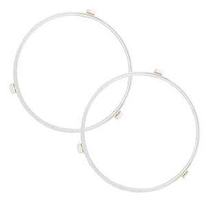 lot 2299 image: 2 Pack WB06X10705 Rotating Ring Roller, WB06X10705 Microwave Turntable Ring for GE Microwaves, Microwave Turntable Ring Microwave Roller Ring, Glass Plate Tray Support Holder