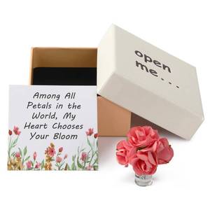 lot 2303 image: JULEASEL I Love Mom Gift Mothers Day Gifts from Daughter & Gifts for Daughter Ideal Mini Flower Gift for Mom