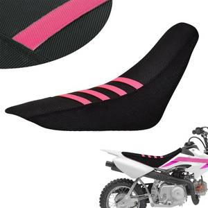 lot 4088 image: USTPO Ribbed Dirt Bike Seat Cover for CRF50 CRF50F XR50 CRF 50 50F Pit Bike Non-Slip Surface Protector Pink