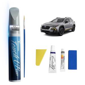 lot 4451 image: G1U Ice Silver Metallic Touch Up Paint for SUBARU Exact Match, Car Paint Scratch Repair kit, 2 in 1 Scratch Remover Pen with Color-Matched Rapid Drying of Paint Coating