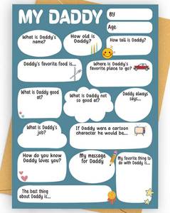 lot 4500 image: MejorJo Happy Fathers Day Card Gifts Decorations for Dad from Kid, Funny Fathers Day Cards Gift (My Dad)