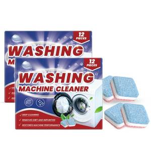 lot 6153 image: LIGHTNETSEE Washing Machine Cleaner Tablets, Deep Cleaning Descaler and Deodorizer, 12 Month Supply, 24 Pieces Washing machine cleaner