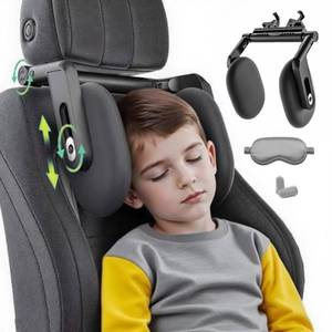 lot 7091 image: Haliwaii Car Headrest Pillow, Adjustable Car Headrest,Thickened Memory Foam Road Pal Headrest, Neck Support Pillow, U- Shaped Design, Travel Car Sleeping,Suitable for Kids and Adults