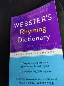 lot 8052 image: Merriam-Webster Websters Rhyming Dictionary