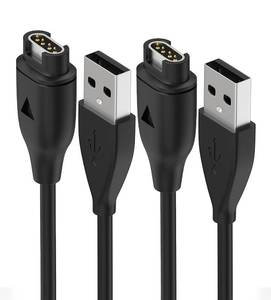 lot 8090 image: Yaekea Compatible for Garmin Watch Charger Cable USB Charging Cable for Garmin InstinctForerunnerFenixVivoactiveVenuVivosmart - 2Pack 3.3FT(1M)