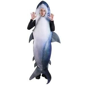 lot 9349 image: KalcyKizz Unisex Adult Shark Costume Animal Funny Halloween Costumes Full Body Suit
