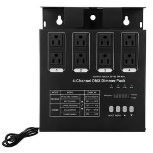 lot 9355 image: GMKYH Dmx Dimmer Pack,4 Channel Dmx512 Dimmer Pack�� Lighting Controller, DMX 4-Channel Dimmer Pack Suitable for Stage Lighting Control