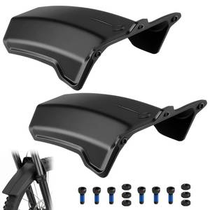 lot 10054 image: Dreyoo 2 Pack Mountain Bike Fenders Compatible with RockShox ZebDomain, MTB Mud Guard with Bolt On Design, Durable Protection Against Mud, Water & Trail Debris