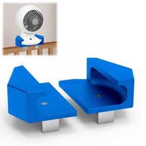 lot 12314 image: WSBXBB Bunk Bed Holder For Desk Fan(8.27 Diameter Models), Bunk Buddy For Desk Air Circulator, Clip-On Holder For DeskFans, DormBedroomOfficeCollege Room Fan Accessory(Blue)