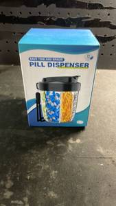lot 12315 image: Pill Dispenser with Portable Storage Container