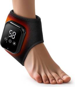 lot 12365 image: Foot Massager for Neuropathy, Rechargeable Ankle Heating Pad with Massage for Circulation, Foot and Ankle Massager for Pain Relief, Suitable for Reduce Fatigue and Plantar Fasciitis, Travel & Home Use