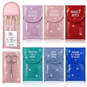 lot 14411 image: ReliThick 6 Pcs Nurse Appreciation Gifts Magnetic Pen Pocket Pouch Nurse Week Gifts Bulk 2026, Multi Color Magnetic Pen Holder for Rn Nurses Thank You Gift Medical Staff Healthcare Workers Accessory