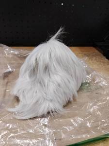 lot 14414 image: White Short Layered Costume Wig