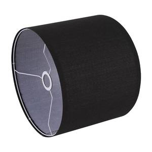 lot 14454 image: Small Lamp Shade, Black Drum Lampshade 8.7Top X 8.7 Bottom X 7.9 High, Replacement Lamp Shade Natural Linen Hand Crafted for Table Lamps Floor Lamps Chandelier Lamp, Easy Assembly Required