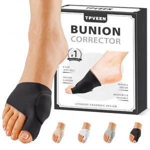 lot 14457 image: TPVEEN Bunion Corrector Relief Sleeve,Toe Socks for Hallux Valgus,Anti Slip Gel Cushion Pads,Big Toe Alignment Relief,Bunion pain for Men & Women.
