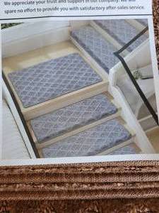 lot 19250 image: NEEK Stair Treads Home Install Brown Set (32in)