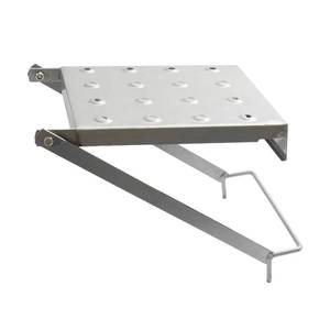 lot 19269 image: Ladder Work Platform Extension Anti-Slip Ladder Platform Ladder Tray for Painters Holds 400 Pound 17 x12 Inch