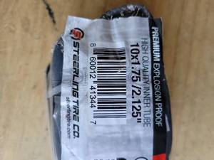 lot 20003 image: Steerling Tire Co. Inner Tube 10x1.752.125 Explosion Proof 2-Pack 41344
