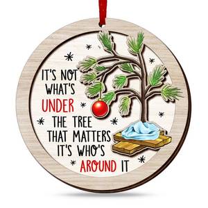 lot 20030 image: AXIARA Christmas Family Ornament Gifts for Women Men - Wooden Christmas Ornaments 2025 for Tree Decorations - Family Ornaments for Mom Dad Grandma Grandpa, Gifts for Sister Brother Husband Wife Friend
