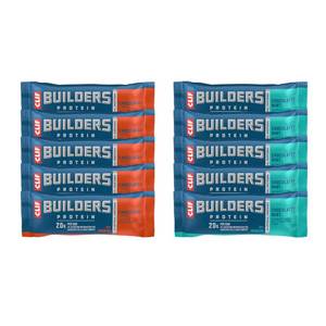 lot 20451 image: CLIF BUILDERS Protein Bars - Chocolatey Mint and Chocolate Flavor Variety Pack - 20g Plant Based Protein - Gluten Free - Non-GMO - Low Glycemic - No Artificial Sweeteners - 2.4 oz. (10 Count)