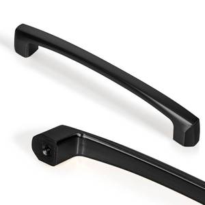 lot 20484 image: L&lonpa 10 Pack 5 Inch Matte Black Cabinet Handles, Zinc Alloy Square Drawer Pulls, Durable Modern Hardware for Kitchen, Bedroom, Bathroom, Dresser (9 ONLY)