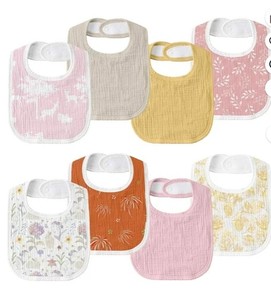 lot 2244 image: Gllquen Baby Muslin Drool Bib 0-36 Months&nbsp