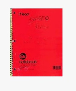 lot 6151 image: Kurt Cobain Journal Mead Notebook Spiral Diary Nirvana Notes Blogs Writings