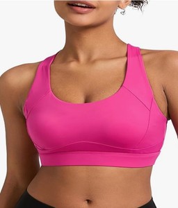 lot 12230 image: Running Girl Adjustable Sports Bra Hot Pink XXL