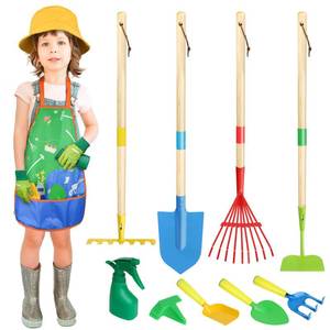 lot 1774 image: Kids Gardening Tools Set, 22 Pcs Real Metal Wood �� Outdoor Toddlers Gifts
