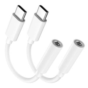 lot 2004 image: 2 Pack USB C to 3.5mm Headphone Jack Adapter, Aux to USB C HiFi Compatible for Apple iPhone 171615Pro MaxPlus,Type C Aux Audio Dongle Cable Cord for iPad,Samsung Galaxy S26S2524S23,Pixel -White