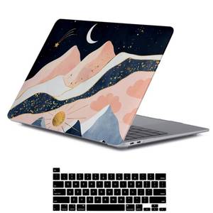 lot 2380 image: LanBaiLan Compatible for MacBook Pro 13 inch with Touch Bar 2022 2020 2019 2018 2017 2016 Release M1 M2 A2338 A2289 A2251 A2159 A1989 A1706 A1708, Laptop Hardshell Case & Keyboard Cover, Sun Mountain