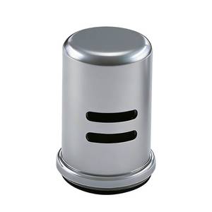 lot 2491 image: 1-58 cap diameter 2-14 Dishwasher Plastic Air Gap Cap Cover Only, Replacement Cap for air gap dishwasher Air Gap Cover Fits Most Air Gap Bodies (Silver)