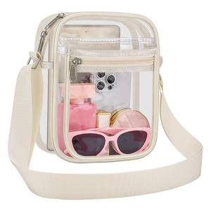 lot 2495 image: USPECLARE Clear Messenger Bag for Work & Business Travel, Transparent Crossbody Shoulder Bag Gym Clear Bag for Men