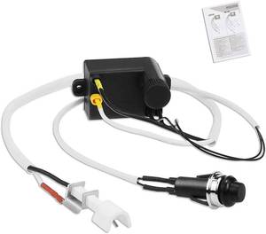 lot 4097 image: Uniflasy 7642 Grill Igniter Button for Weber Spirit 210 & Spirit 310 Grill Models with Up Front Controls (Model Years 2013 and Newer), Igniter Kit for Models E-210, S-210, E-310, SP-310